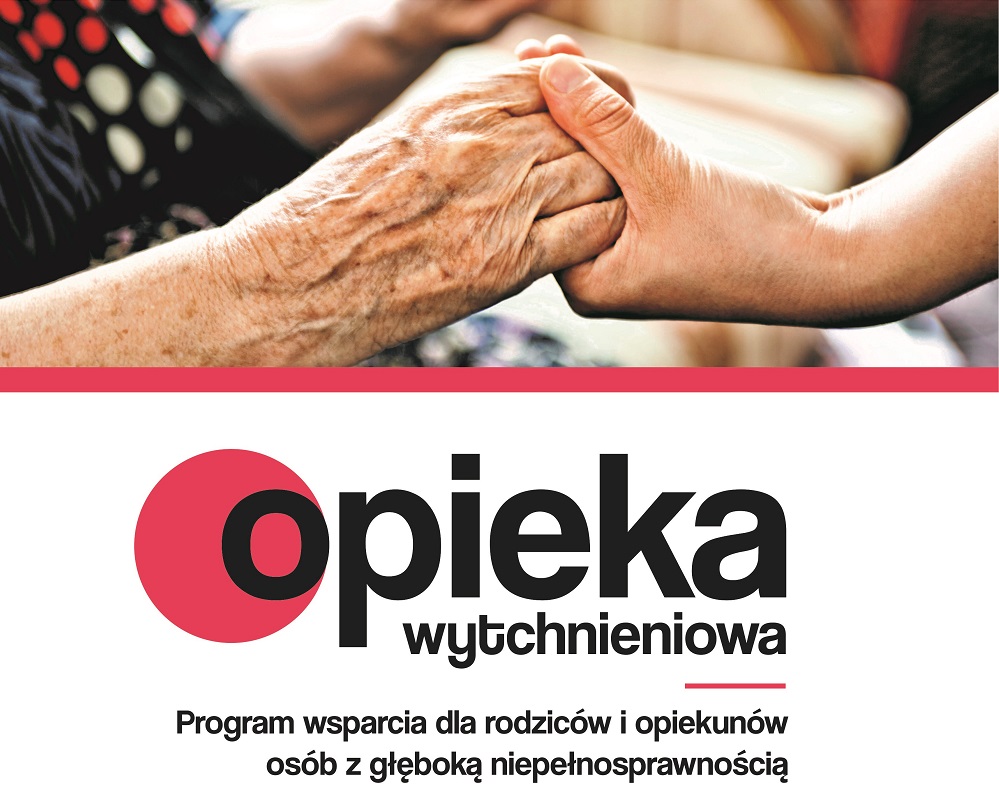Dwie dłonie - plakat promujący program