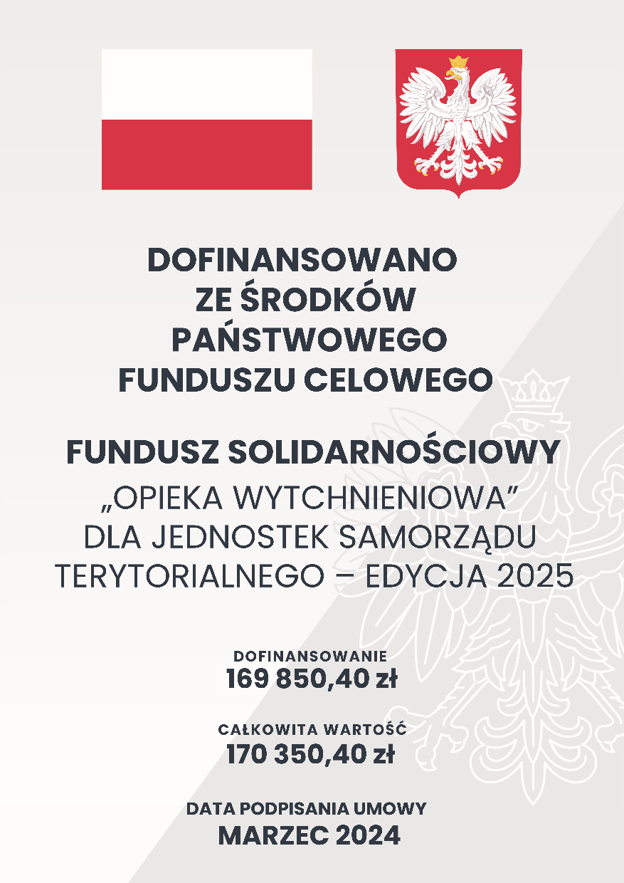 Plakat  programu opieka wytchnieniowa