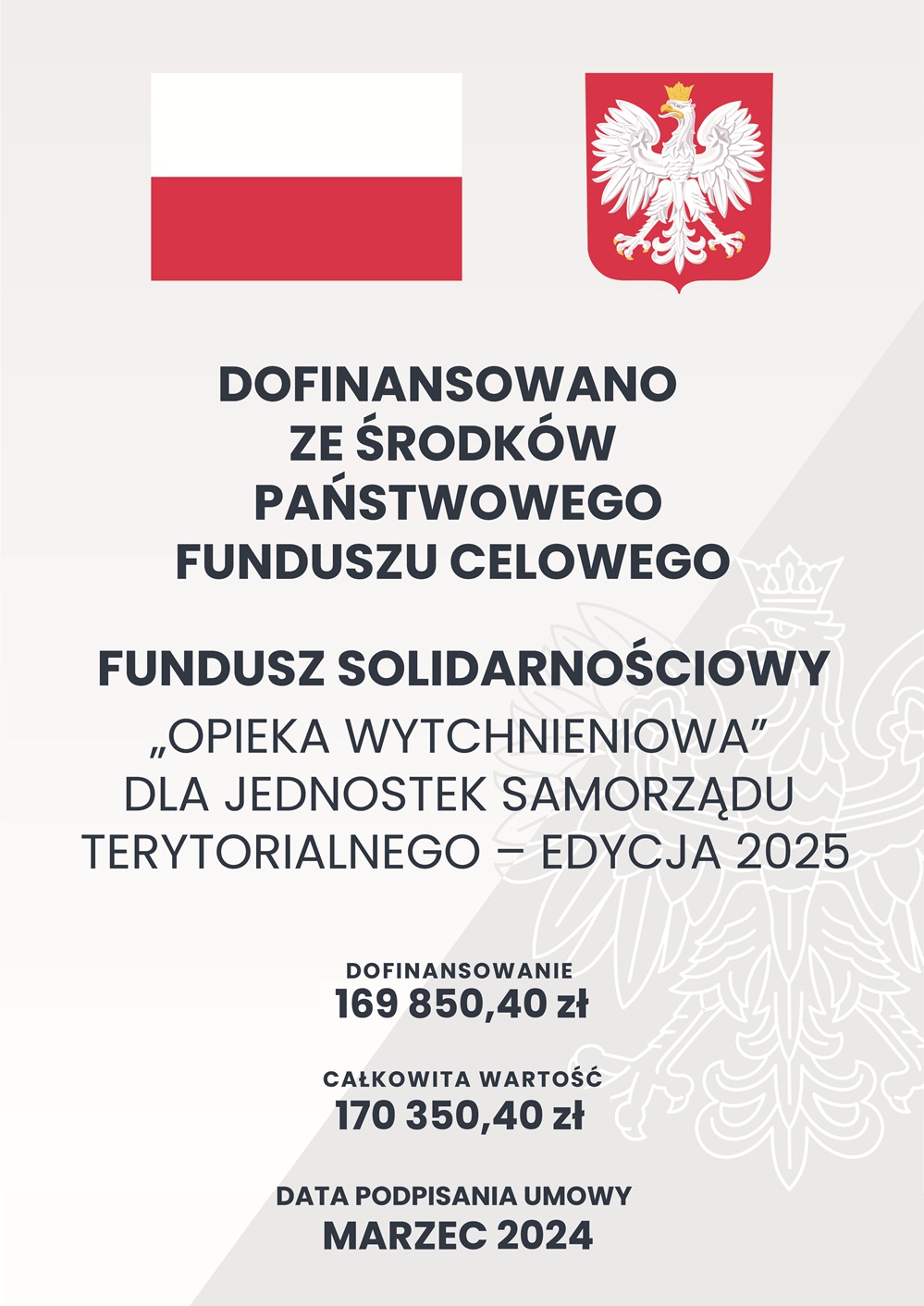 Plakat Opieka wytchnieniowa” dla Jednostek Samorządu Terytorialnego - edycja 2025